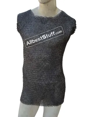 Stainless Steel Sleeveless Chainmail Vest Chest 36 inches